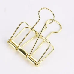 Rico Design Wire Clips goldfarben 51mm