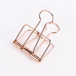 Rico Design Wire Clips kupferfarben 51mm