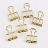 Rico Design Wire Clips 6 Stück goldfarben 19mm