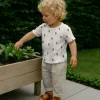 Rippjersey Rib Jersey Stoff Bio Baumwolle Blitze natur grün 1,2m Breite