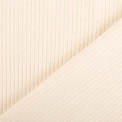 Rippjersey Rib Jersey Stoff Strickstoff Baumwolle uni natur 1,46m Breite