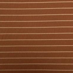Rippjersey Stoff Streifen braun beige Baumwolle elastisch Meterware 120 cm