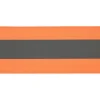 Ripsband reflektierend Reflektionsband neon orange silber Breite 5cm