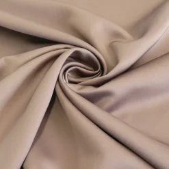 Royal Micro Satin Stoff Meterware taupe 1,40m Breite