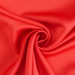 Royal Micro Satin Stoff Meterware hellrot 1,40m Breite