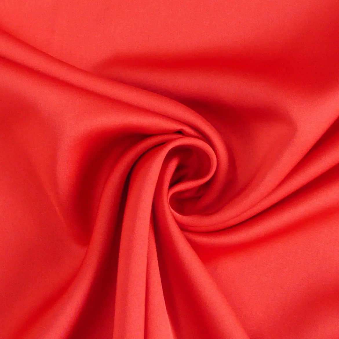 Royal Micro Satin Stoff Meterware hellrot 1,40m Breite