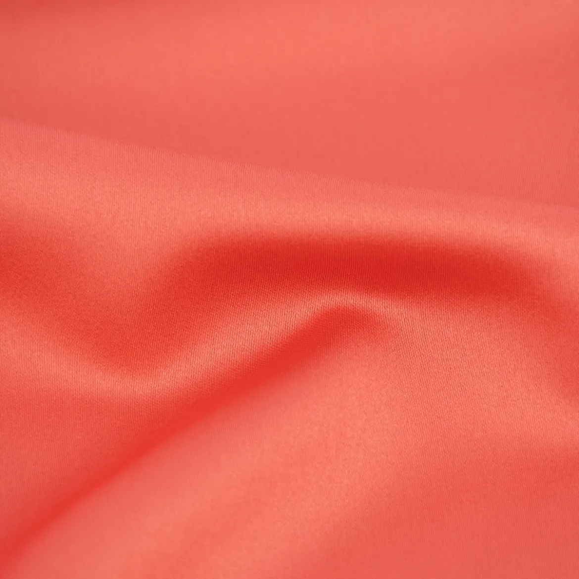 Royal Micro Satin Stoff Meterware coral koralle 1,40m Breite