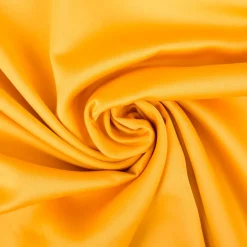 Royal Micro Satin Stoff Meterware gelb 1,40m Breite