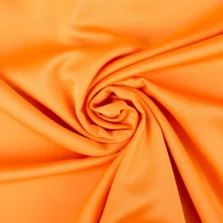 Royal Micro Satin Stoff Meterware aprikose 1,40m Breite
