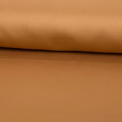 Royal Micro Satin Stoff Meterware camel-braun 1,40m Breite