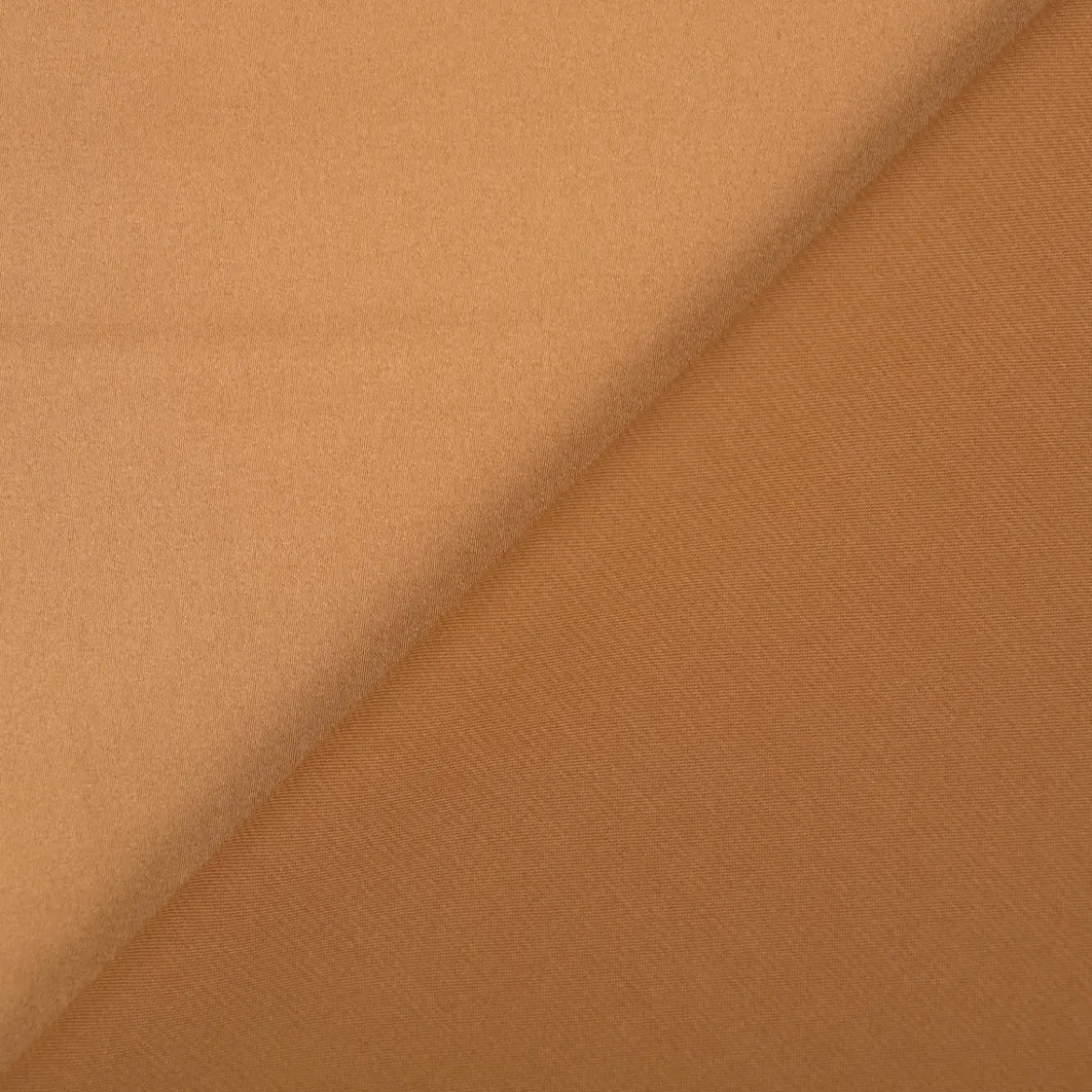 Royal Micro Satin Stoff Meterware camel-braun 1,40m Breite