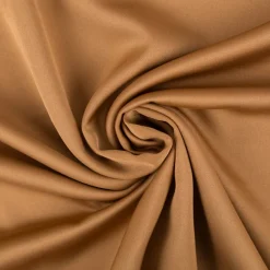 Royal Micro Satin Stoff Meterware camel-braun 1,40m Breite