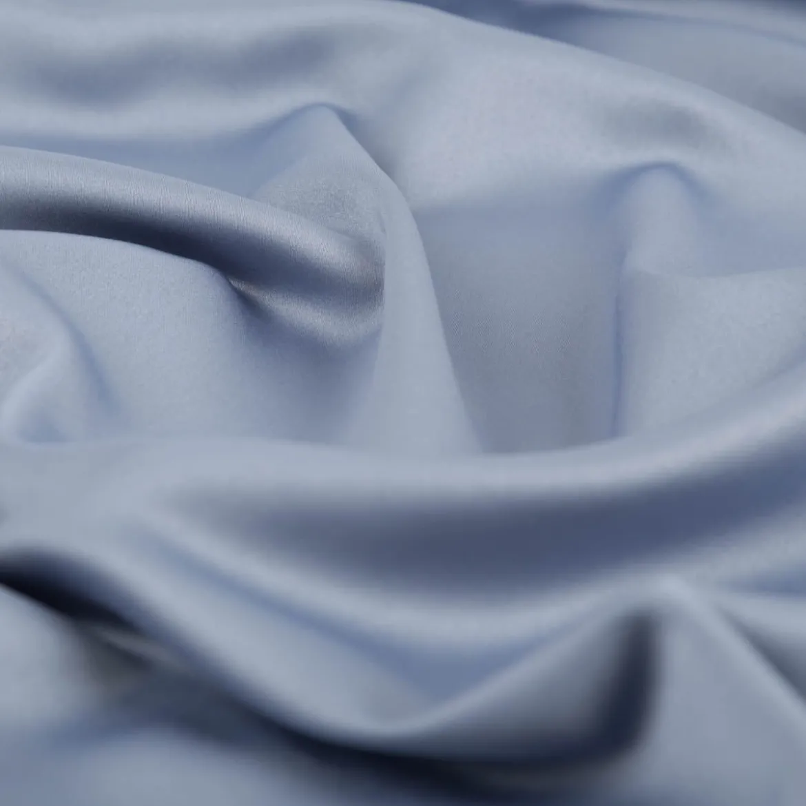 Royal Micro Satin Stoff Meterware jeansblau 1,40m Breite