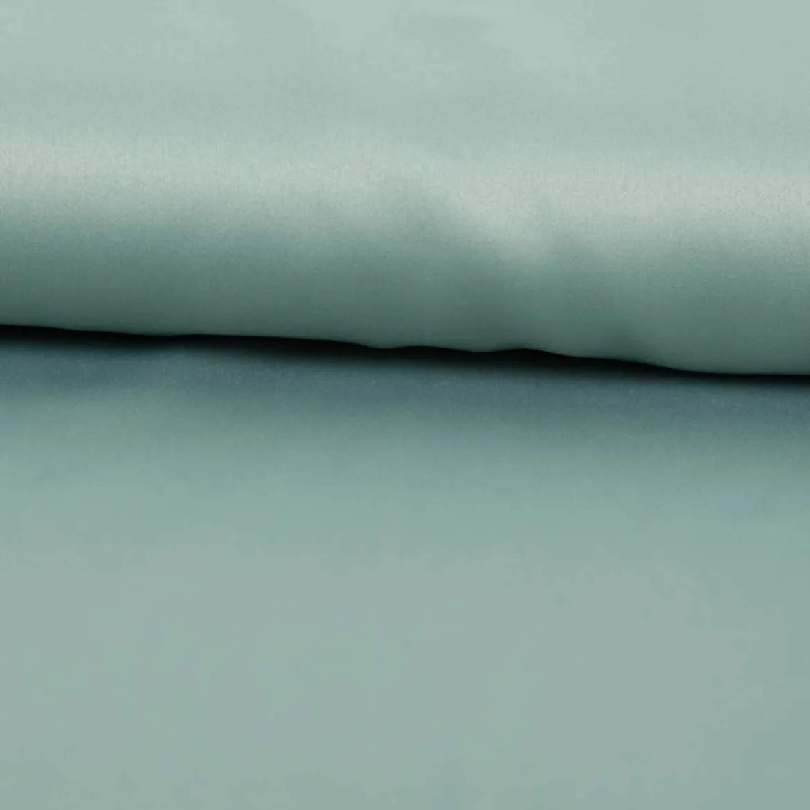 Royal Micro Satin Stoff Meterware dunkles Mintgrün 1,40m Breite