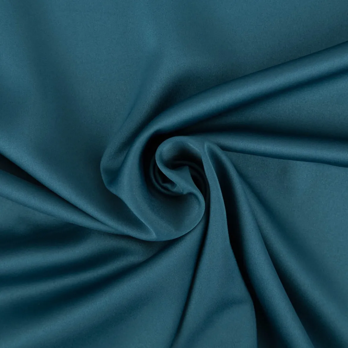 Royal Micro Satin Stoff Meterware Petrolblau 1,40m Breite