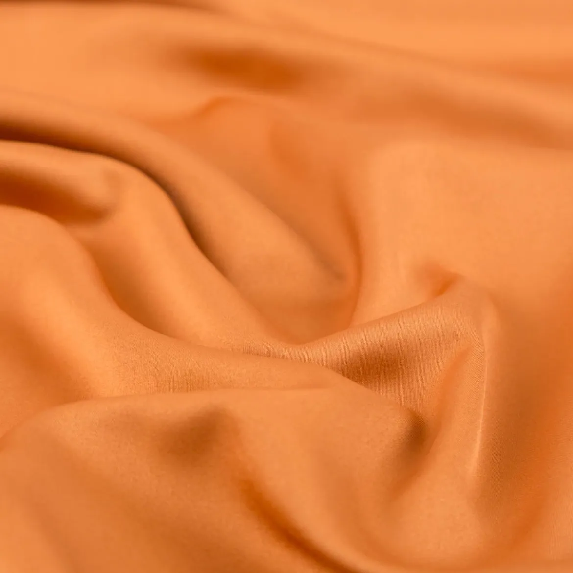 Royal Micro Satin Stoff Meterware rost 1,40m Breite