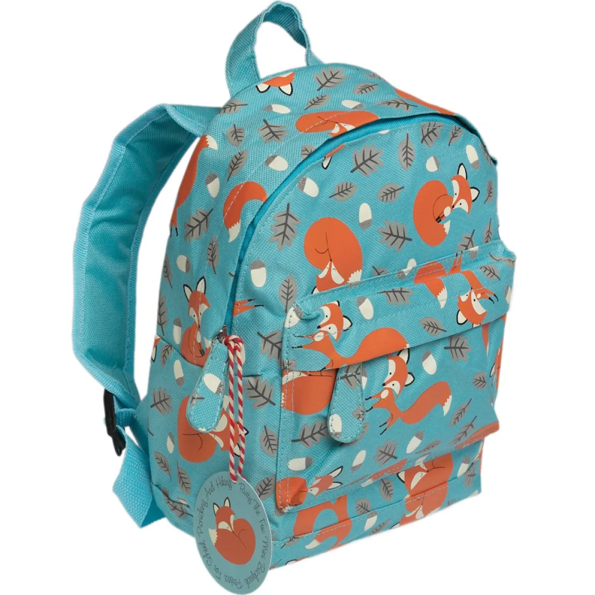 Rucksack Kinder Fuchs blau 24x24cm