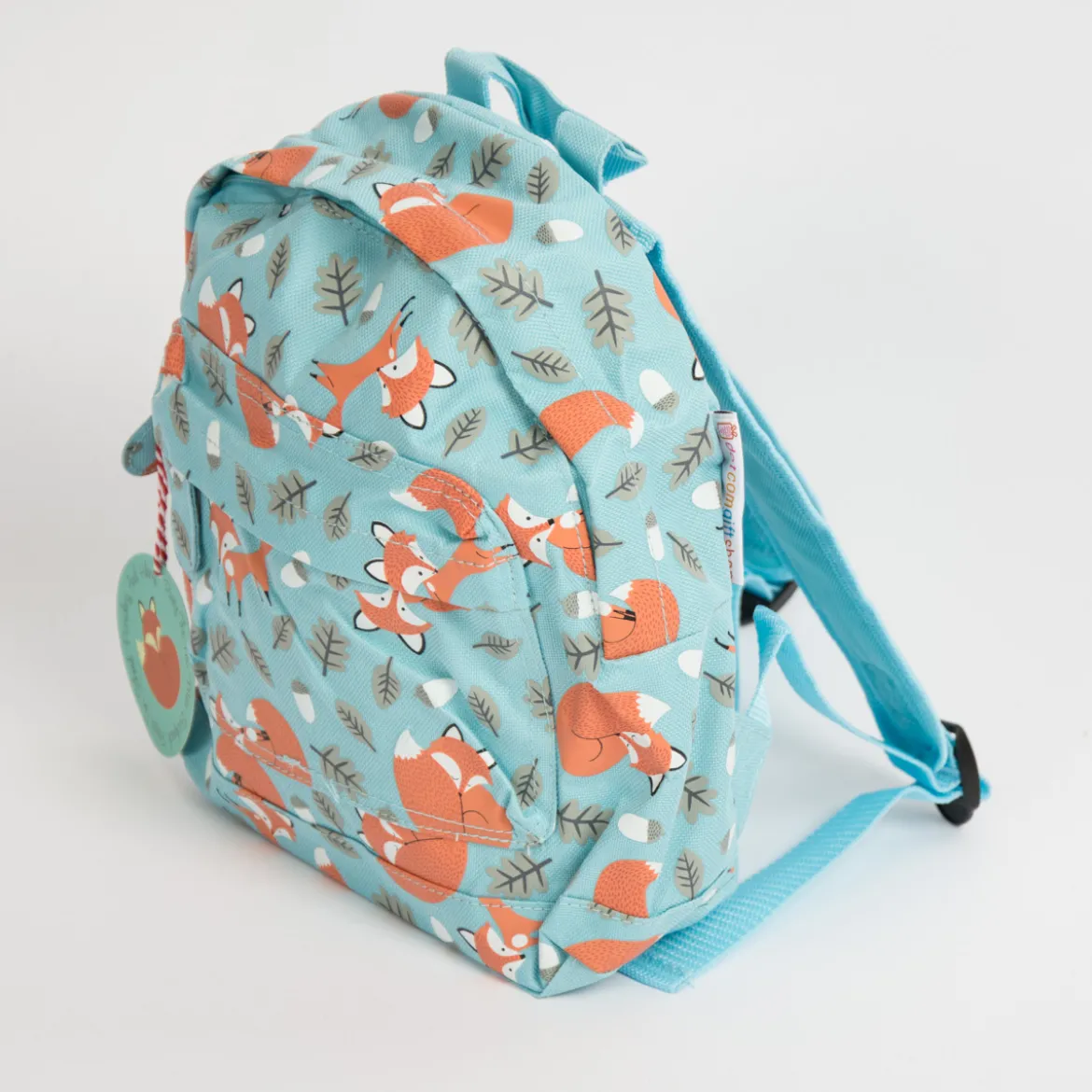 Rucksack Kinder Fuchs blau 24x24cm
