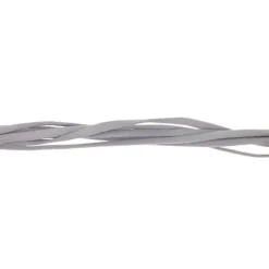 Rundgummi Gummikordel Extraweich Gummi Band rund hellgrau Breite: 5mm