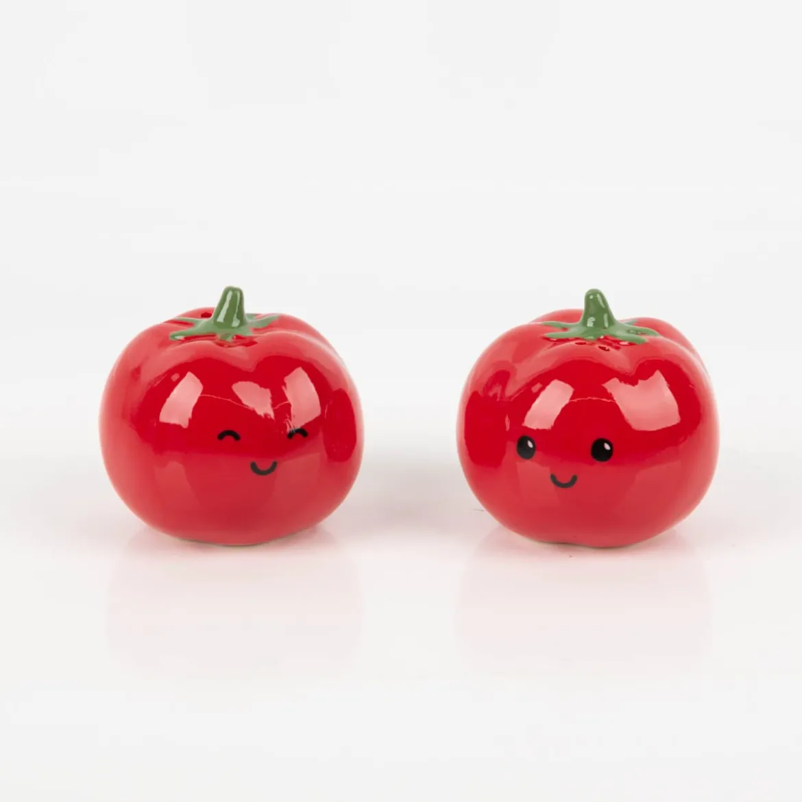 Salz- und Pfefferstreuer Tomate rot 7x7,5cm Dolomit von Sass & Belle