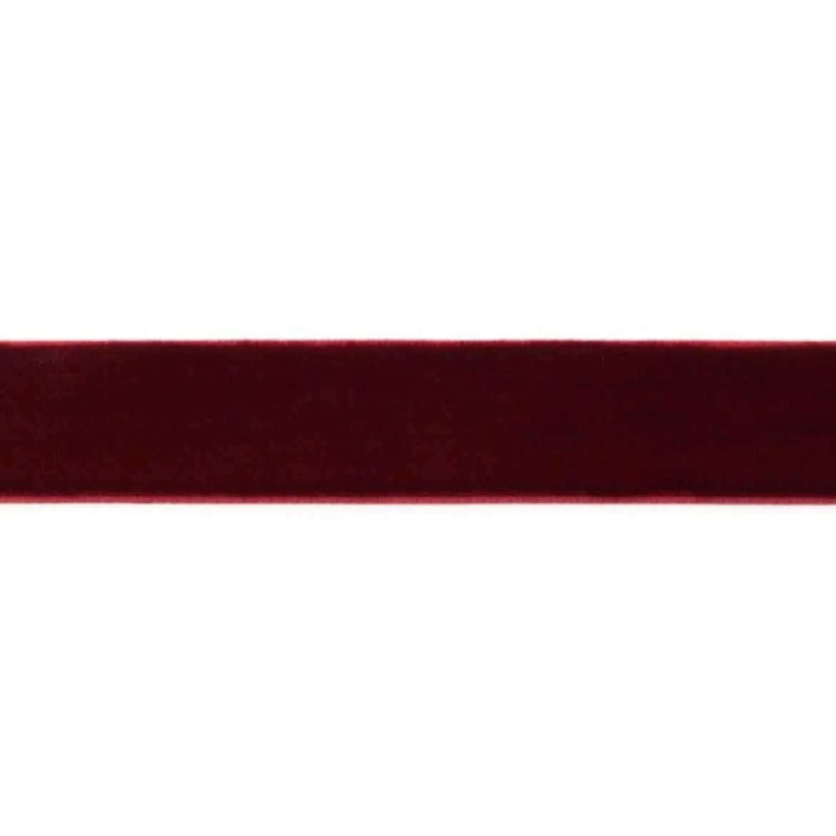 Samtband bordeaux rot Meterware Breite: 25mm 100% Polyester