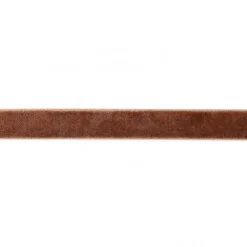 Samtband braun Meterware Breite: 15mm 100% Polyester