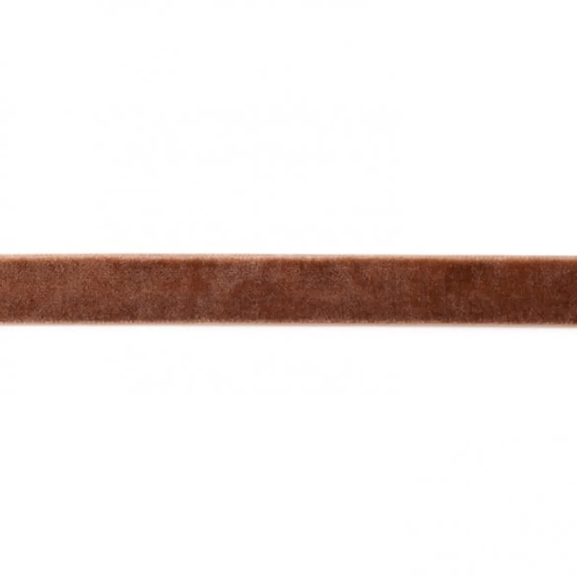 Samtband braun Meterware Breite: 15mm 100% Polyester
