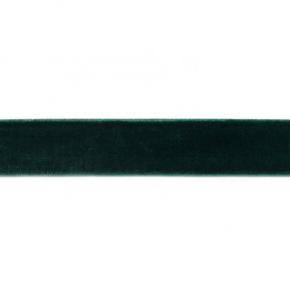 Samtband dunkelgrün Meterware Breite: 25mm 100% Polyester