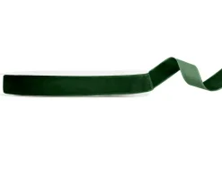 Samtband grün 15mm breit 1 Rolle mit 10m Dekoband & Geschenkband