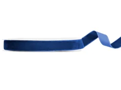 Samtband marineblau 15mm breit 1 Rolle mit 10m Dekoband & Geschenkband