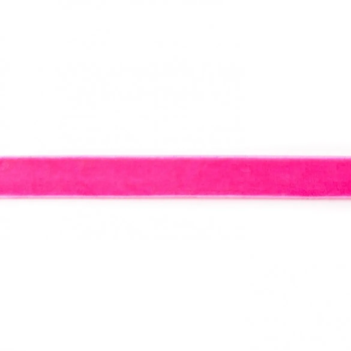 Samtband neon pink Meterware Breite: 15mm 100% Polyester