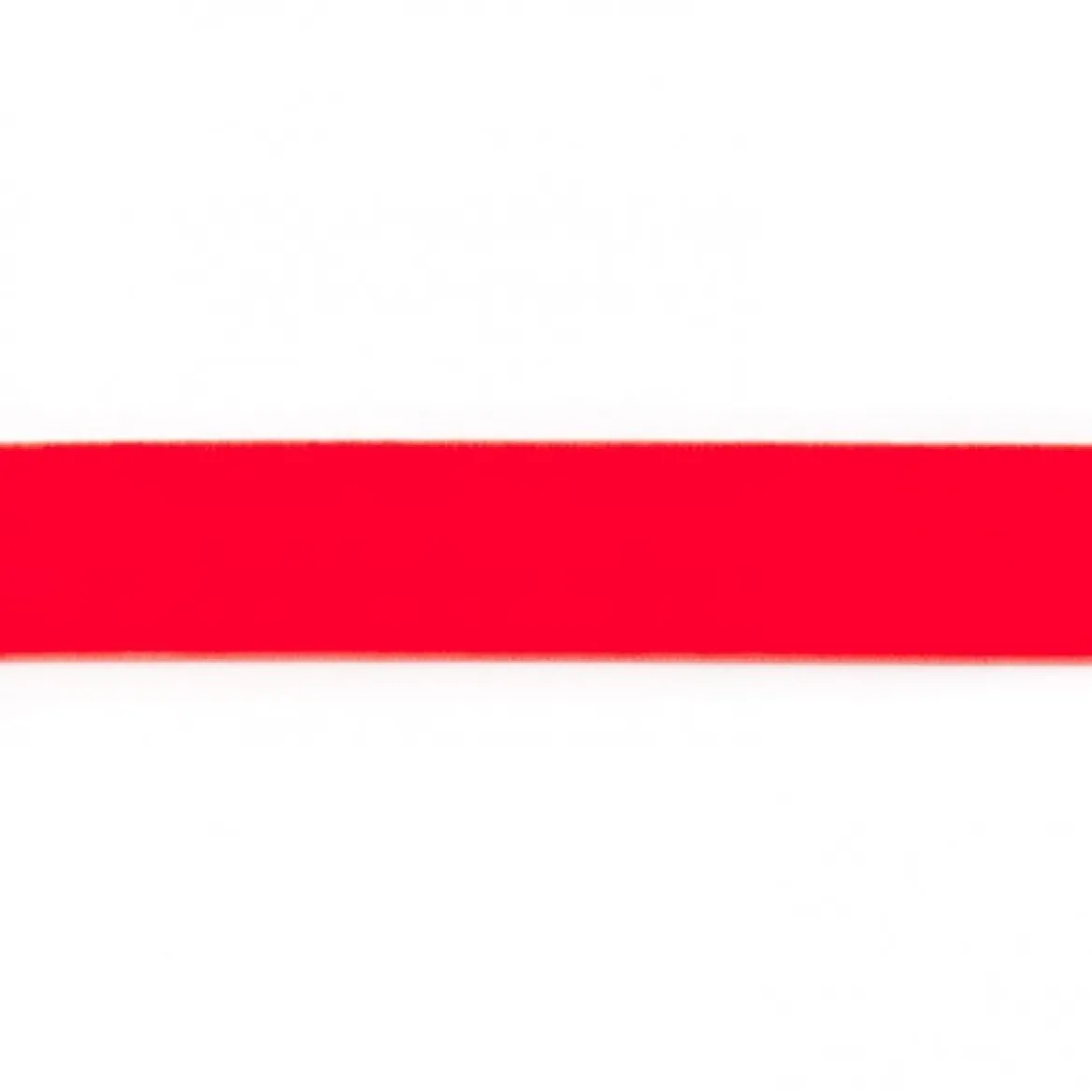 Samtband neon rotorange Meterware Breite: 25mm 100% Polyester