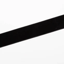 Samtband schwarz 15mm breit 1 Rolle mit 10m Dekoband & Geschenkband