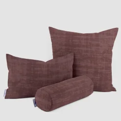 Samtstoff Dekostoff Velvet Marble Samt mit Struktur uni bordeaux rot 1,40m Breite