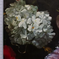 Samtstoff Dekostoff Velvet Samt Blumen Tulpen Pfingstrosen dunkelgrün bunt 1,4m Breite
