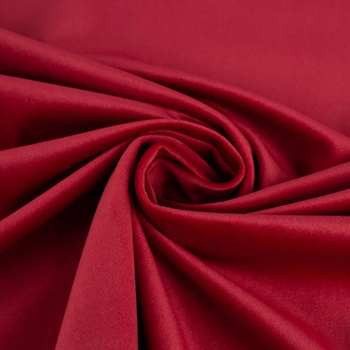 Samtstoff Dekostoff Velvet Samt einfarbig rot 1,4m