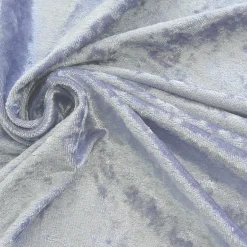 Samtstoff Kreativstoff Pannesamt einfarbig eisblau 1,5m
