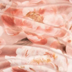 Samtstoff Polsterstoff Deko Velvet Deluxe Romantic Peony Dream Pfingstrosen rosa 1,40m