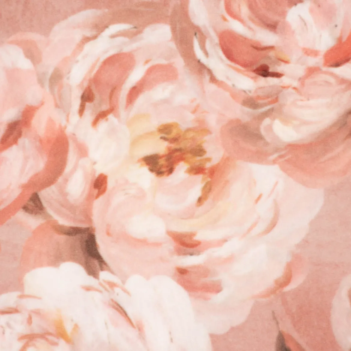 Samtstoff Polsterstoff Deko Velvet Deluxe Romantic Peony Dream Pfingstrosen rosa 1,40m