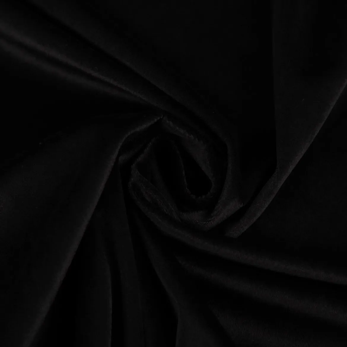 Samt Stoff Polsterstoff Vorhangstoff petproof non-flammable schwarz 140cm Breite