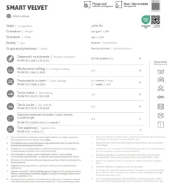 Samt Stoff Polsterstoff Vorhangstoff petproof non-flammable weiß 140cm Breite
