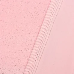 Samtstoff Stretchsamt Glitzer rosa silberfarbig 1,5m Breite