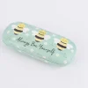 Sass & Belle Brillenetui Bee Youryself mint gelb schwarz 16,5x6,5x3cm