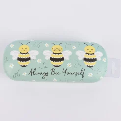 Sass & Belle Brillenetui Bee Youryself mint gelb schwarz 16,5x6,5x3cm
