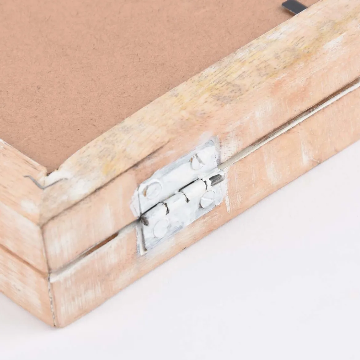 Sass & Belle Doppel Bilderrahmen Mangoholz weiß 26x18,5cm