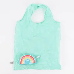 Sass & Belle Einkaufstasche faltbar Regenbogen bunt 36x55cm
