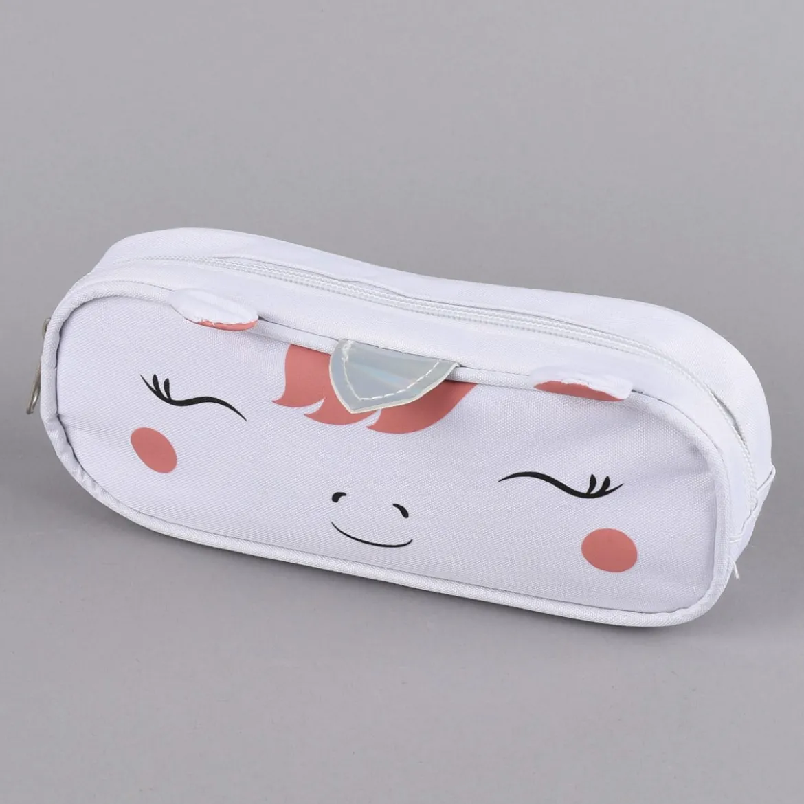 Sass & Belle Federmäppchen Einhorn weiß rosa 10x5cm