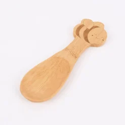 Sass & Belle Kinder Löffel Biene 3 Stück Bambus 3,5x12,5cm