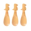 Sass & Belle Kinder Löffel T-Rex Dinosaurier 3 Stück Bambus 3,5x12,5cm