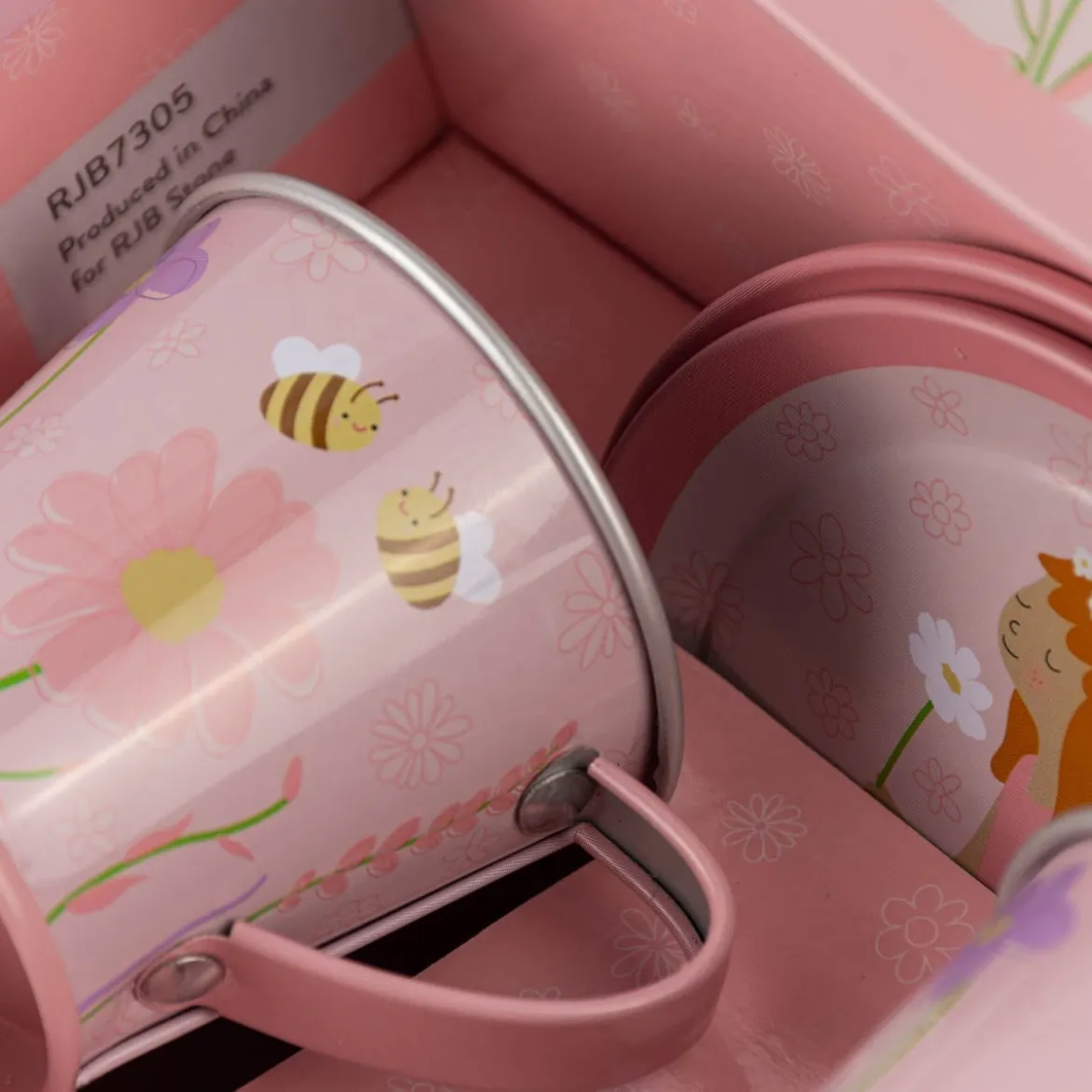Sass & Belle Kinder-Teeset Feen rosa bunt 7-teilig 17,5x17,5x9,5cm